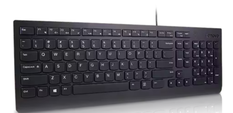 Lenovo Essential Wired Keyboard (Black) - US English 103P