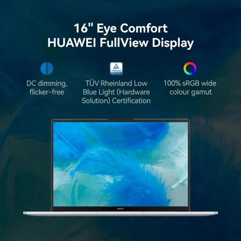 HUAWEI MateBook D16 2024 | 16" HUAWEI FullView Display | High Performance Intel Core Processor - Image 3